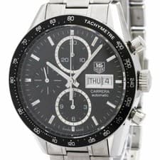 TAG Heuer Carrera Chronograph Caliber 16 Day Date Stainless Steel Automatic Men