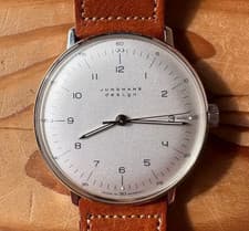 Junghans Max Bill 27.3701 Silver dial Manual winding Watch 34mm from JP