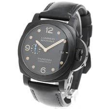 PANERAI LUMINOR MARINA 1950 PAM00661 44mm Carbotech Black Dial Automatic #C083