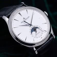Jaeger-LeCoultre Master Ultra Thin Moon Silvered Grey Dial MINT SET Q1368430
