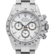 ROLEX Cosmograph Daytona 116520 white F Number second hand mens