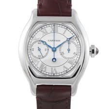 Cartier Priv Tortue Platinum Watch whto0008