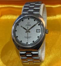 OMEGA Seamaster Cosmic 166026 Analog Automatic Cal 565 Silver Dial SS Strap Date