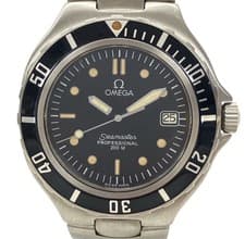 OMEGA Seamaster Professional 200M Quartz Black Dial SSBracelet 3961052 Watch