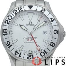 OMEGA Seamaster 300M GMT 2538.20 Automatic 41mm White Dial Mens Watch Steel