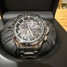 Seiko Astron SBXBO45 Solar Radio Watch Titanium Band Unisex Used