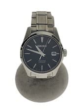Seiko Automatic Watch 6R35-00V0 Black Stainless Steel Used