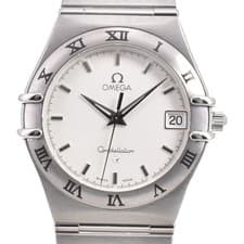 with paper OMEGA Constellation 1512.30 Date Silver Dial Quartz Men's R#146643
