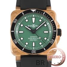 Bell&Ross BR03-92 Diver Bronze BR0392-D-LT-BR/SRB Free Shipping with Box