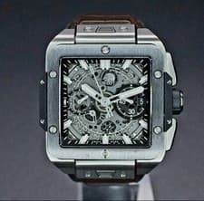 Hublot Square Bang Skeleton Dial 821.NM.0170.RX 42MM Titanium Skeleton Dial Set