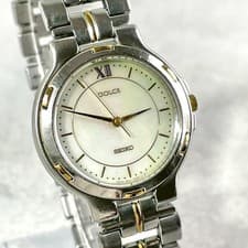 Dolce White Pearl Watch Rare 5E31