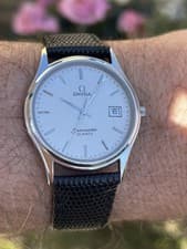 Omega Seamaster Vintage Watch Men’s Amazing Condition Pattern Texture