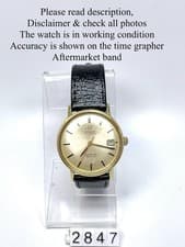 Vintage Omega Seamaster DeVille Automatic Watch Large Sea Horse. Good Condition.