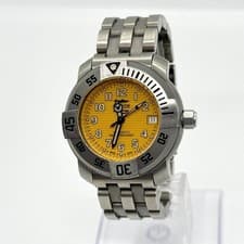 SECTOR Watch Diving Team 1000 3123285055 Silver Yellow AT Men's Working Auth