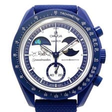 Wristwatch Men s Ladies Omega x Swatch Speedmaster Mission to Earth Phase Moons