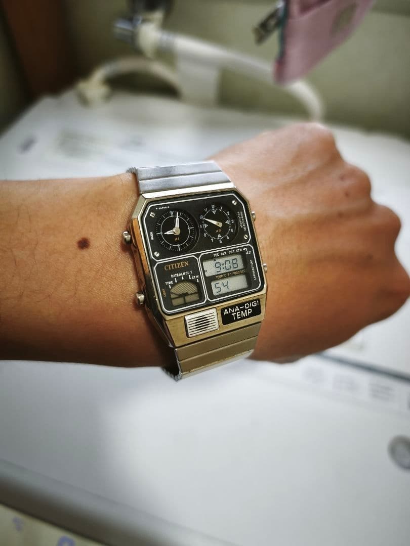 Used CITIZEN ANA-DIGITEMP 1980 Original
