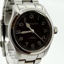 Hamilton Watch Khaki Field Murph Auto WJ66FAWD3 Black Automatic Men's Working