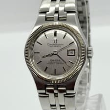 OMEGA Constellation Silver AT Ladies Giza Bezel Watch Authentic From Japan