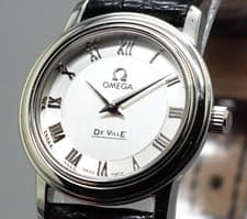 Vintage OMEGA De Ville Prestige 595.1055 Cal.1456 22mm Quartz Women's Watch