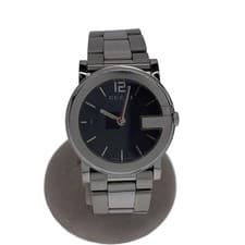 Used GUCCI◆Watch/Analog/BLK/SLV/101J