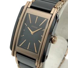 RADO WATCH INTEGRAL R20225152 BLACK/ROSE GOLD QUARTZ MOVEMENT TITANIUM MEN'S F/S