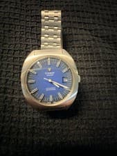 Tissot Seastar Automatic – Deep Blue Dial / 70s Steel Soul