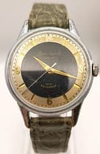 Vintage Laco Sport Automatic 25 Jewels Two-Tone Sector Dial 1950s German