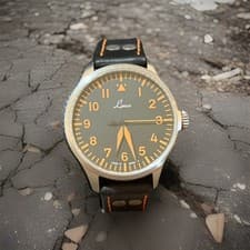 Laco Neapel 39 Automatic Pilot Watch #862129 W/Case & Papers In *MINT CONDITION*