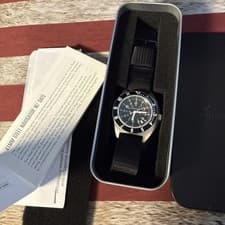 Marathon 41mm Steel US Navigator w/ Date Automatic Watch, SSNAV-D, NEW