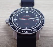 Men's Watch Sinn EZM2 403 Hydro Quartz Black Dial Round Serviced Oil Filled