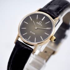 OMEGA DeVille Cal 625 Manual Wind Gradient Black Dial Vintage Watch