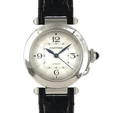Authentic Cartier Pasha de Cartier WSPA0012 Stainless Steel Mechanical Autom...