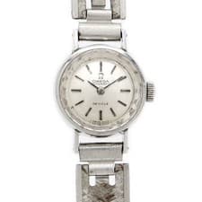 Omega DeVille Ladies Automatic Silver Stainless Steel Watch 551.038