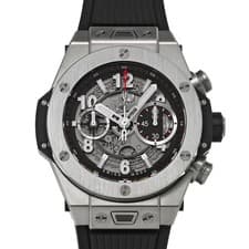 HUBLOT Big Bang Unico Titanium 411.NX.1170.RX Matte black skeleton WATCH 722793