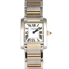Authentic Cartier Tank Française SM Two-tone W51007Q4 SSxYG Quartz #230-000...