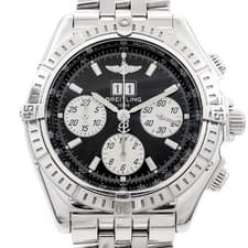 BREITLING Crosswind Special A44355 Chronograph Big Date Black Men Automatic