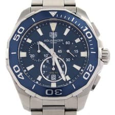 No Maintenance TAG HEUER Aquaracer Chrono CAY111B.BA0927 SS Quartz from JAPAN