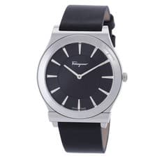 Ferragamo 1898 Slim Quartz Black Dial Men's Watch SFPE00519