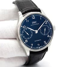 IWC IW5007 Portugieser Automatic 7 Days with Black Dial