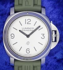 2025 Panerai Luminor Base Logo PAM1087 White Dial 44mm Automatic - PAM01087 B+P
