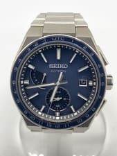 Seiko Astron NEXTER Radio Solar Watch Stainless Navy Analog Used