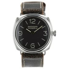 Panerai Radiomir Brown Dial Stainless Steel 47mm Manual Wind Mens Watch PAM00232