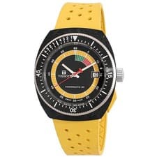 Tissot Sideral S Powermatic 80 Yellow Strap 41mm Men's Watch T1454079705700