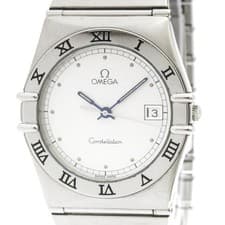 OMEGA Constellation Stainless Steel Quartz Mens Watch 396.1070 Polished BF591780