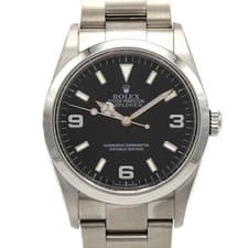 Authentic Rolex Explorer I 114270 Stainless Steel Mechanical Automatic Z Ser...