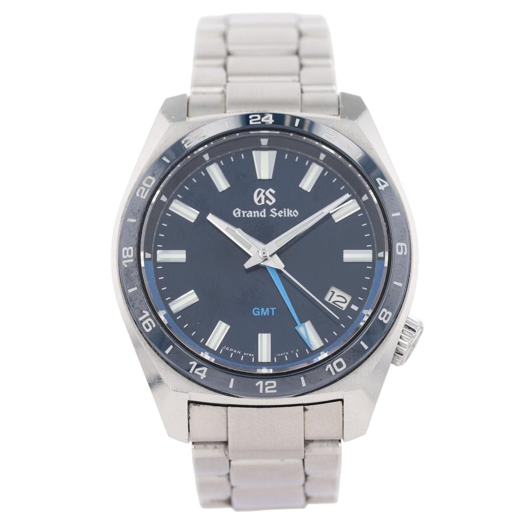 Grand Seiko Sport 40mm Blue Dial Quartz Stainless Steel Men's Wristwatch