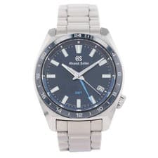 Grand Seiko Sport 40mm Blue Dial Quartz Stainless Steel Men's Wristwatch