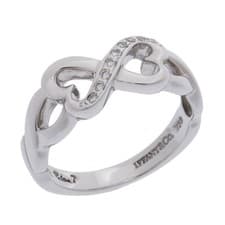 Used Tiffany TIFFANY Co. Ladies Ring K18 White Gold WG Diamond from JAPAN