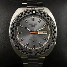 Seiko Vintage Rally Diver Men’s Watch 20mm Japan Mechanical Used