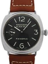 PANERAI Radiomir Black Seal 45mm PAM00183 45mm Black Dial Stainless Box #T173
